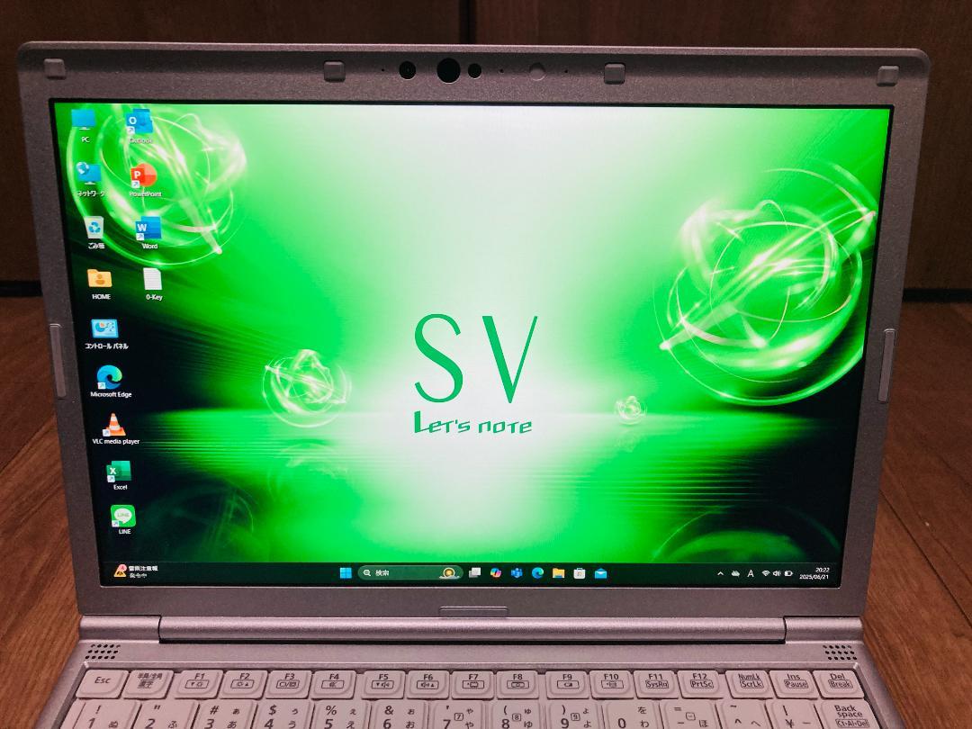 レッツノートSV7 / 256GB/8GB/OFFICE2021バッテリー98% - メルカリ