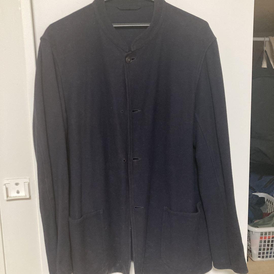 comoli インレイツイル　スタンドカラー　ジャケット