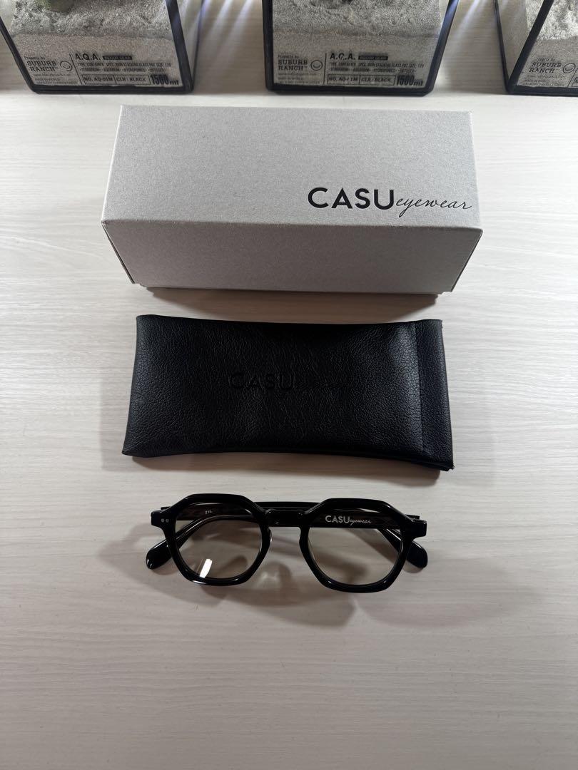 CASU eyewear Ultra 144 ブラック メガネ