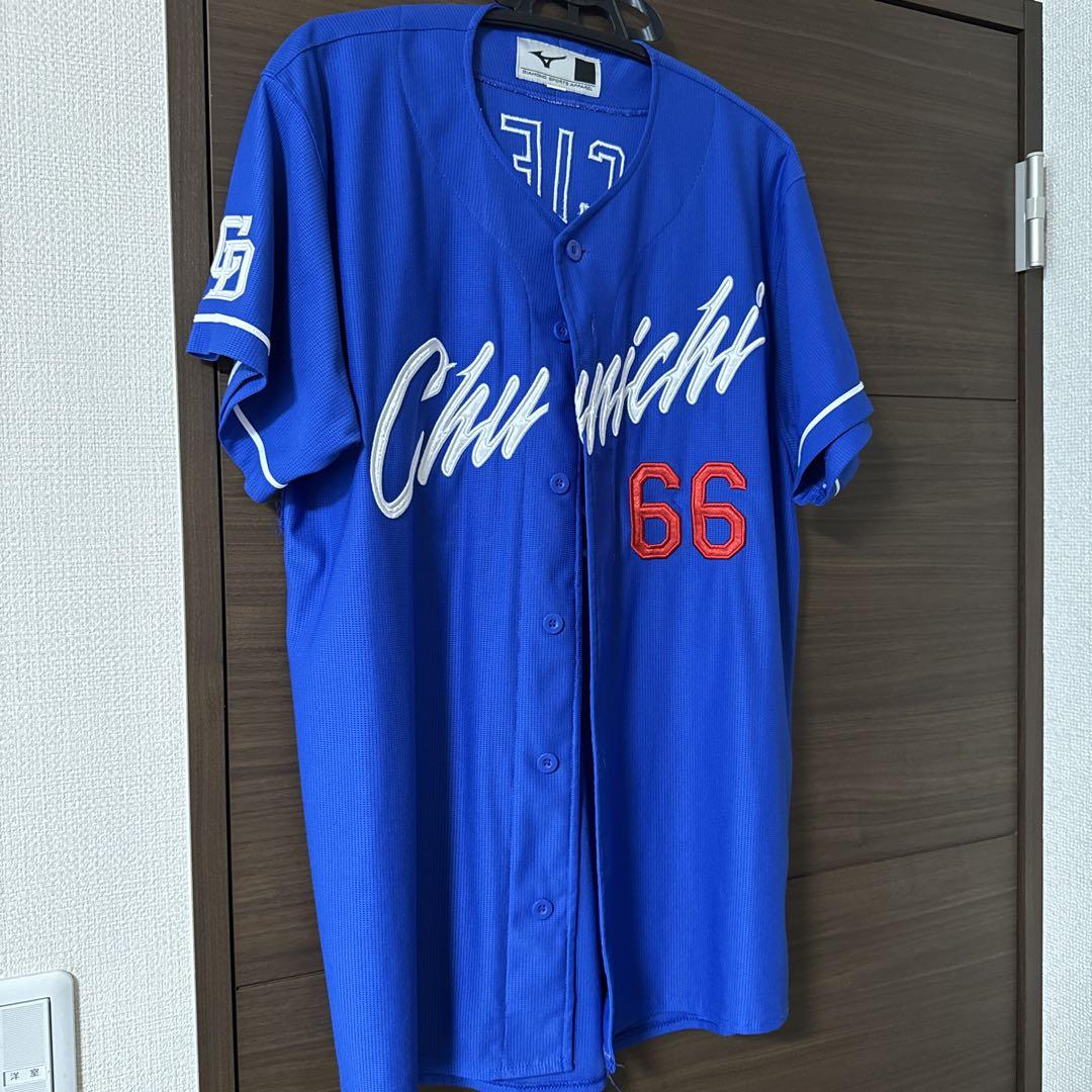 中日ドラゴンズ ビシエドVICIEDO ユニフォーム 66-安心の正規品