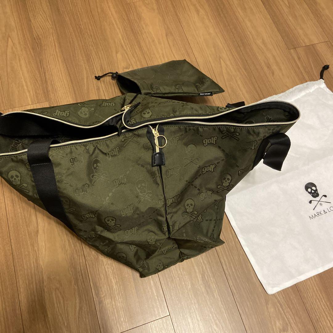 MARK & LONA ゴルフ　折りたたみバッグ オリーブ