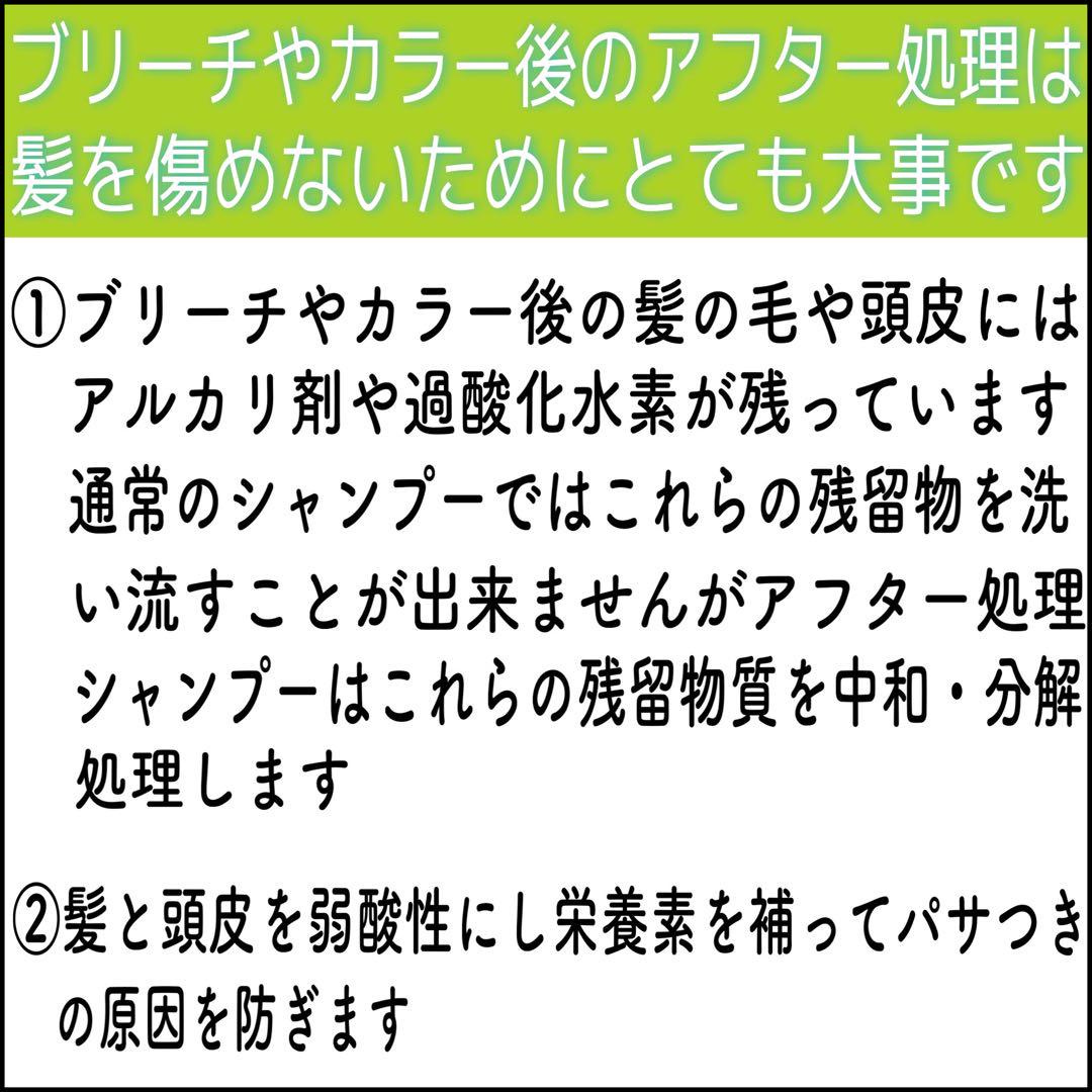【FIBREPLEXブリーチ⑤、後処理シャンプー20ml 】（ロング用）×２
