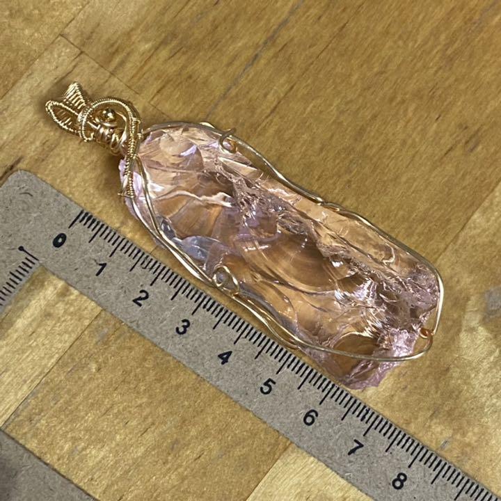正規品好評 アンダラクリスタル クリスタルピンク 超大型 ペンダント 7cjOX-m39406141588 即納爆買い