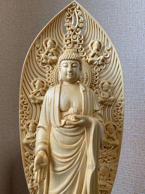 極上品 釈迦三尊像 釈迦牟尼 観音菩薩 勢至菩薩 木彫仏像 仏教工芸品 置物 - メルカリ 極上品 釈迦三尊像 釈迦牟尼 観音菩薩 勢至菩薩 木彫仏像 仏教工芸品 置物 - メルカリ