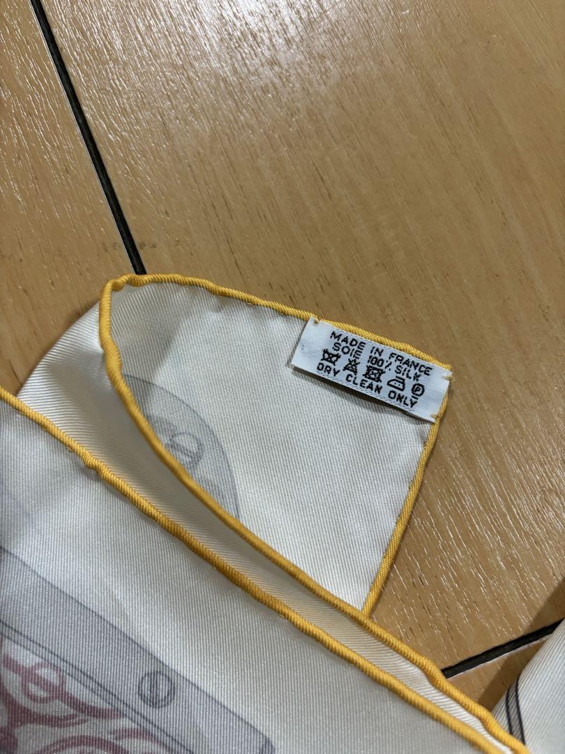 (美品)エルメス スカーフ MORS et GOURMETTES 馬銜と鎖
