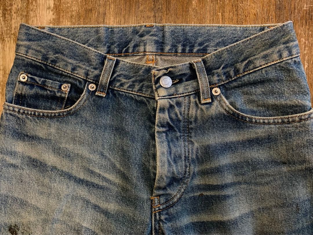 Helmut Lang 1999 良色落ち ペンキデニム 27 パンツ Helmut Lang 1999 良色落ち ペンキデニム 27