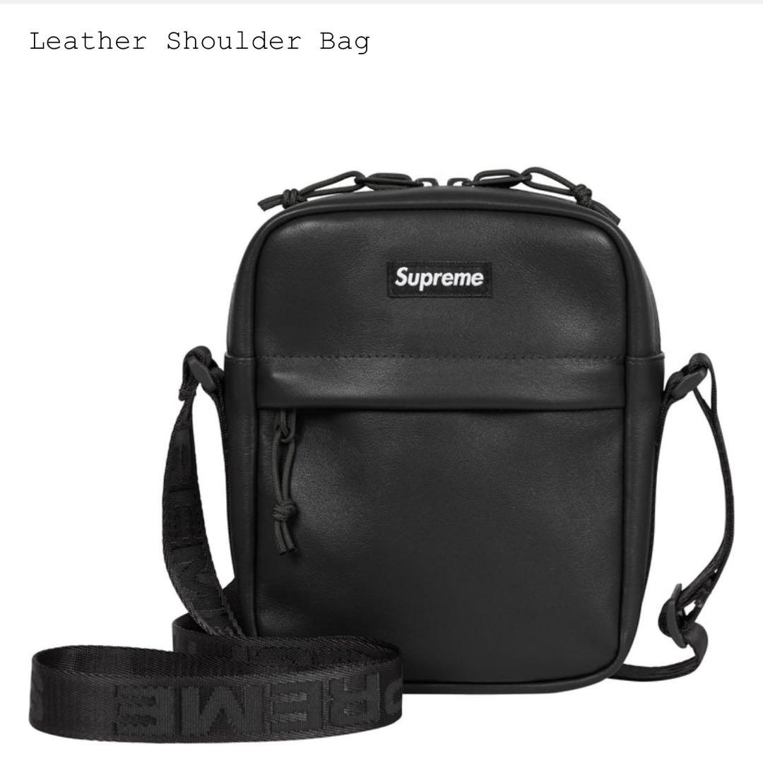 未開封！シュプリーム SUPREME  Leather Shoulder Bag