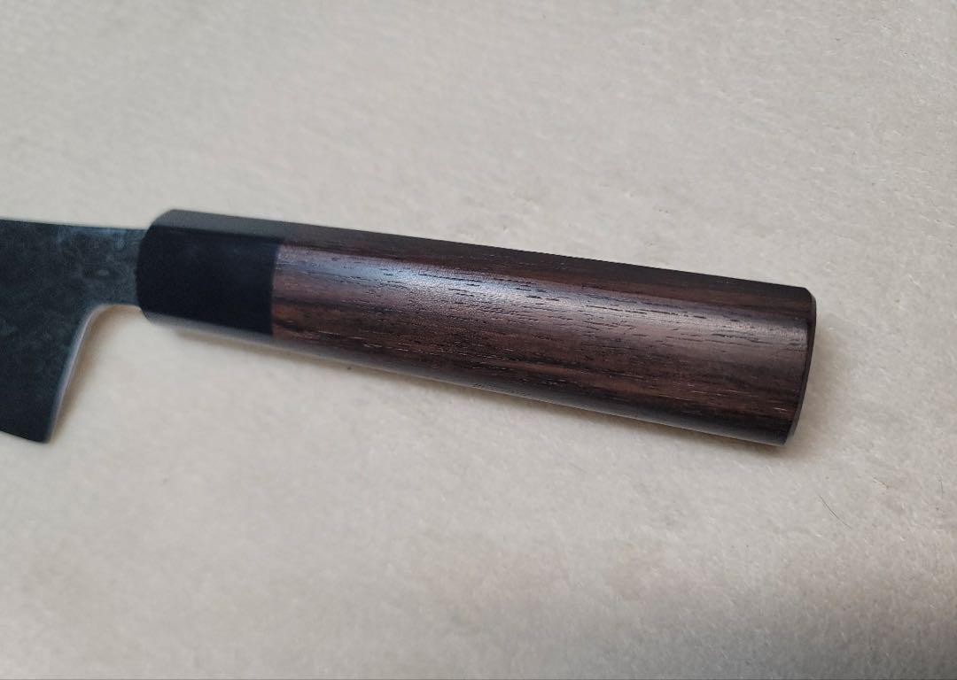 日野浦司作 ステンレス成層ATS34 Santoku 170mm