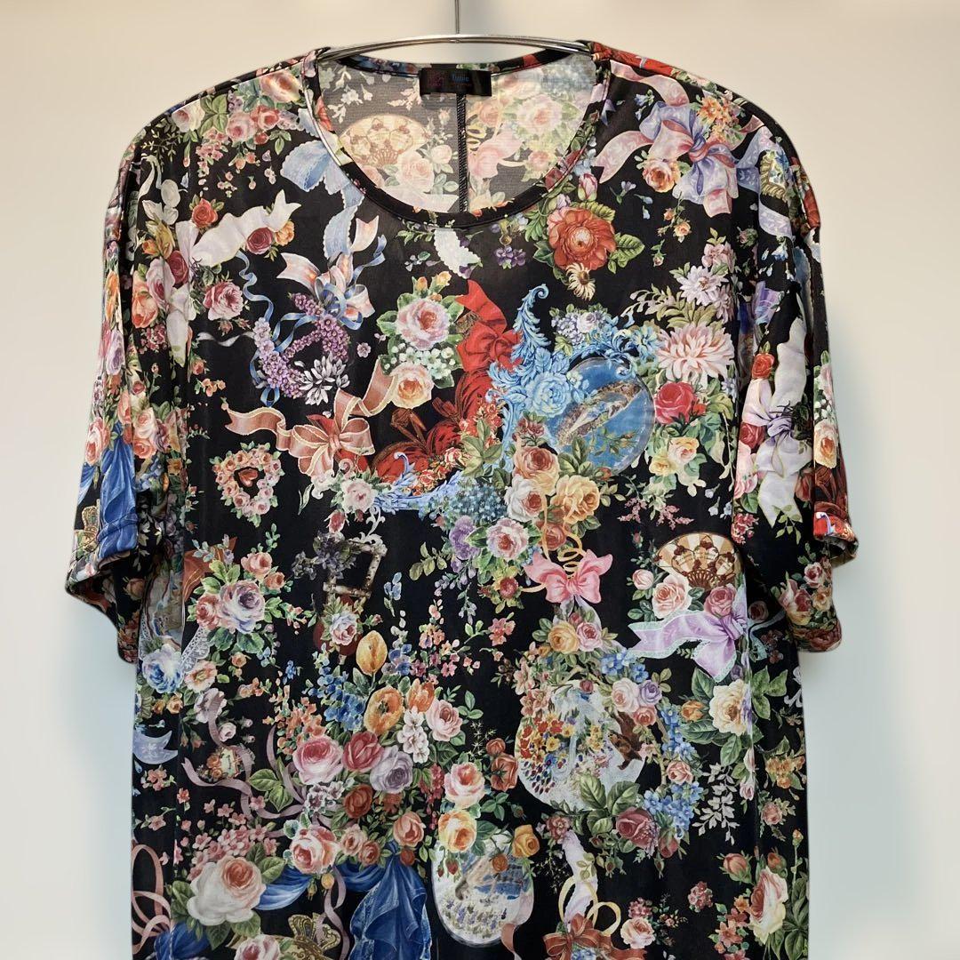 鴨居羊子TUNIC ポリエステル半袖Ｔシャツ　新品未使用