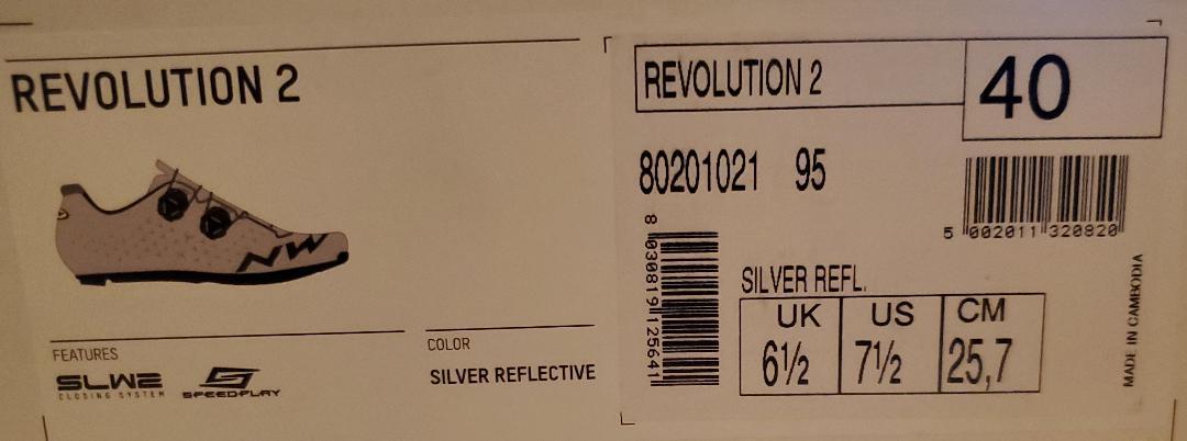 Northwave ロードシューズ EU40 美品 rV94l-m39417690629 Revolution 2 お得新作
