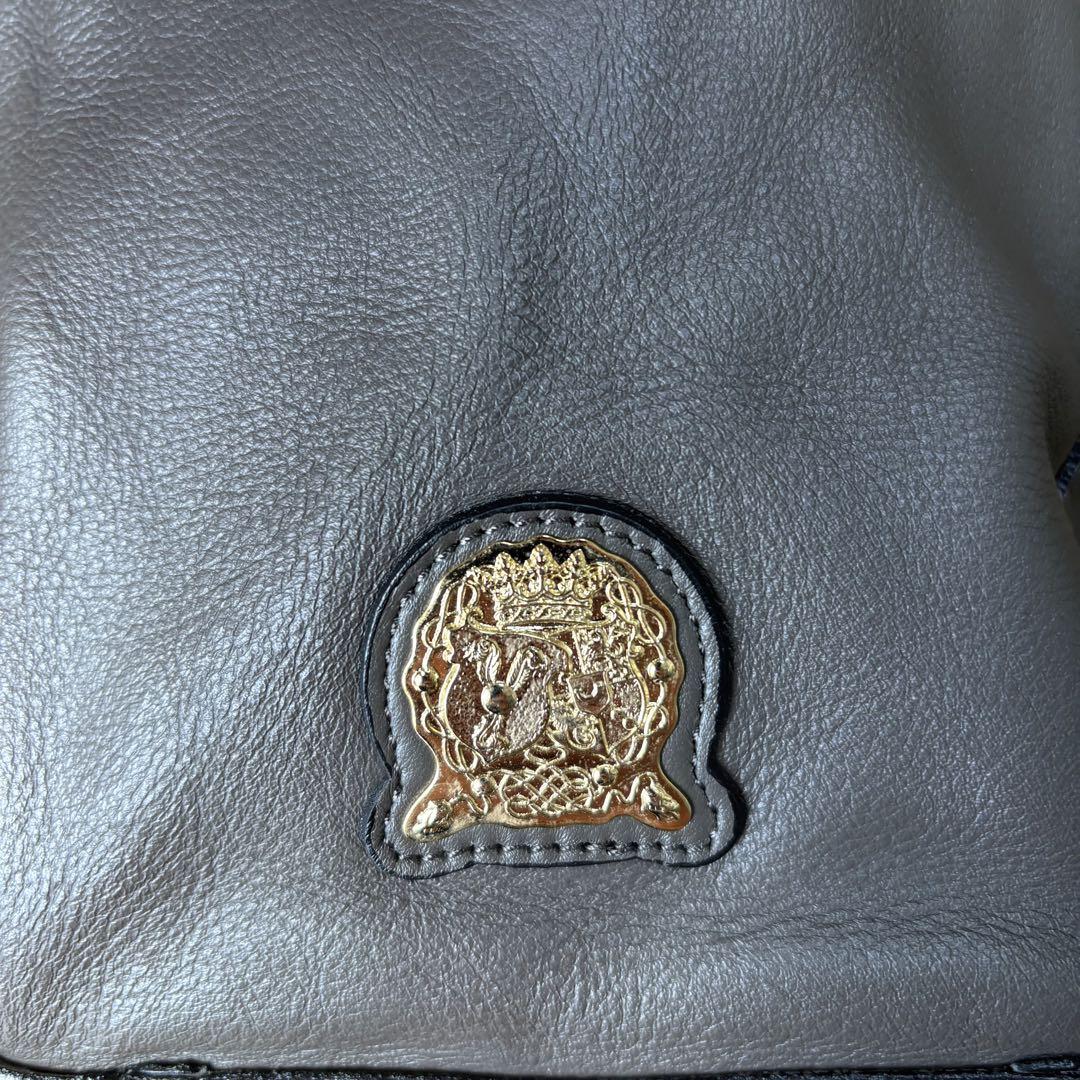 極美品✨A.D.M.J. トートバッグ レザー A4 グレージュ ゴールド金具