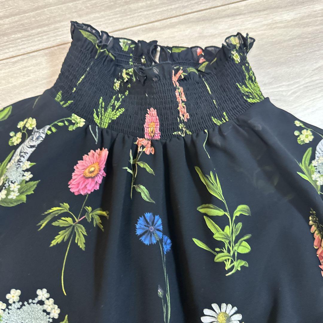 最終値下げ！TED BAKER 花柄長袖ワンピース 美品　サイズ2
