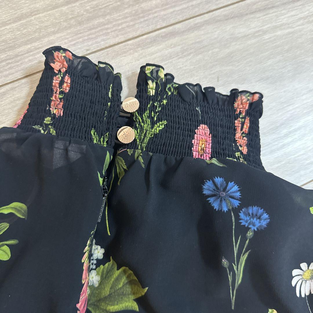 最終値下げ！TED BAKER 花柄長袖ワンピース 美品　サイズ2