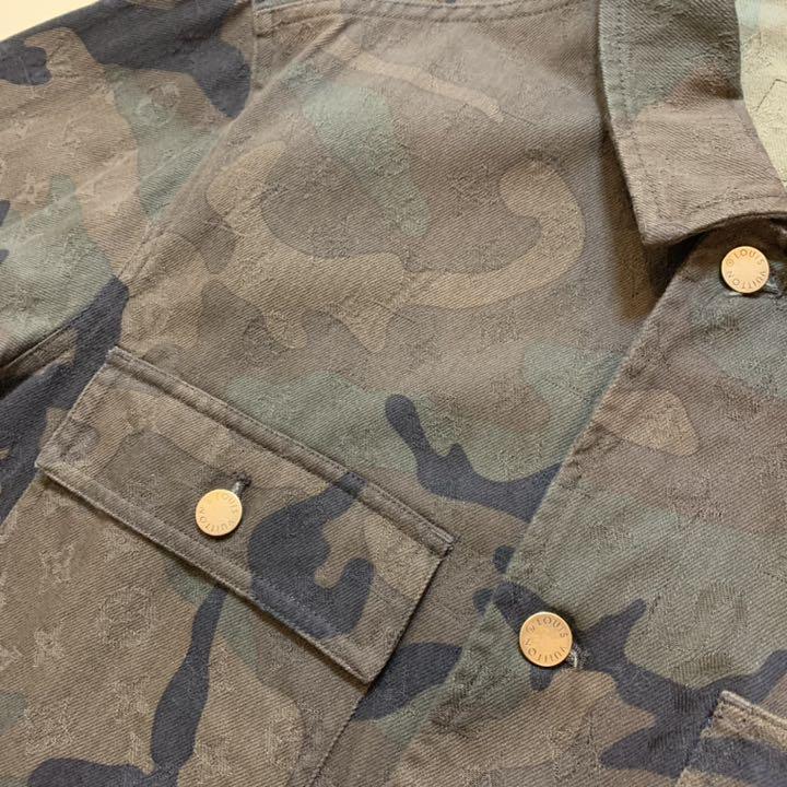 ブラック系,2XL(3L)『2年保証』正規品 LOUIS VUITTON×Supreme カモフラ ...