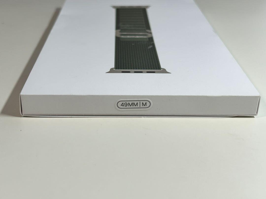 【新品・箱なし】純正 アップルウォッチ49mm M アルパインループ・グリーン③