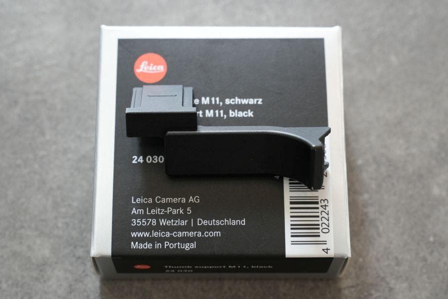 LEICA M11用 サムレスト ブラック 24030 箱付き