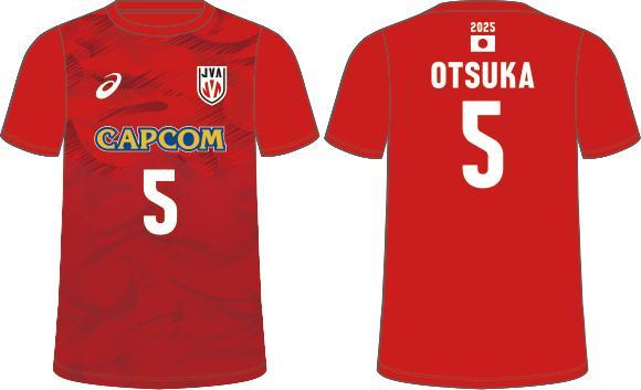 2025年 バレーボール男子日本代表 応援Tシャツ 大塚達宣 L ②
