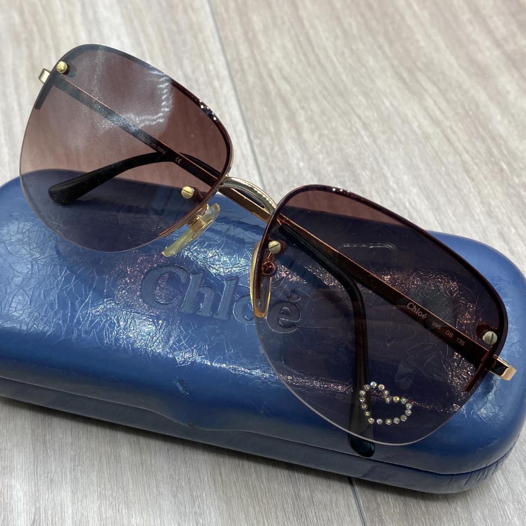 ◆クロエ　Chloe　サングラス　ハート♡ラインストーン アイウェア