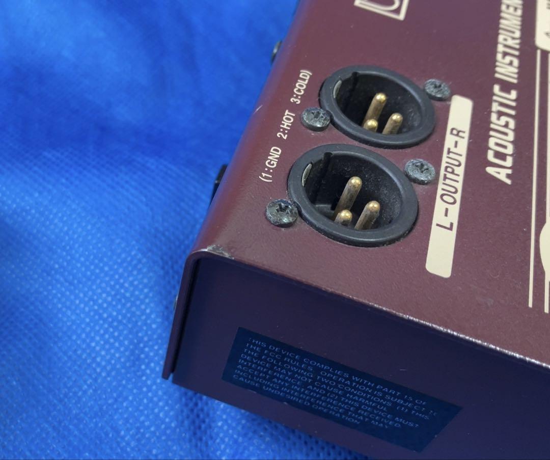 【動作品】ボス BOSS AD-5 アコギプロセッサ　プリアンプ エフェクター