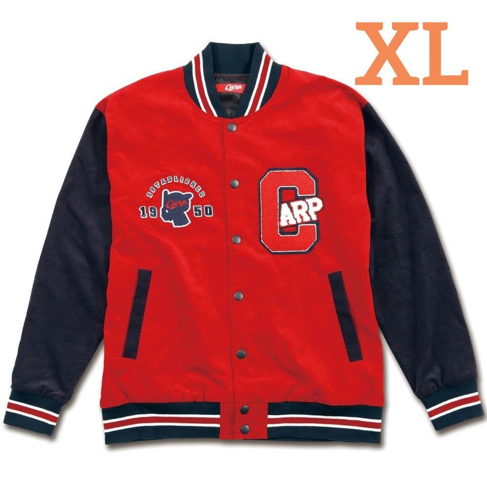 カープコーデュロイスタジャン(レッド)！Oサイズ！限定完売品！