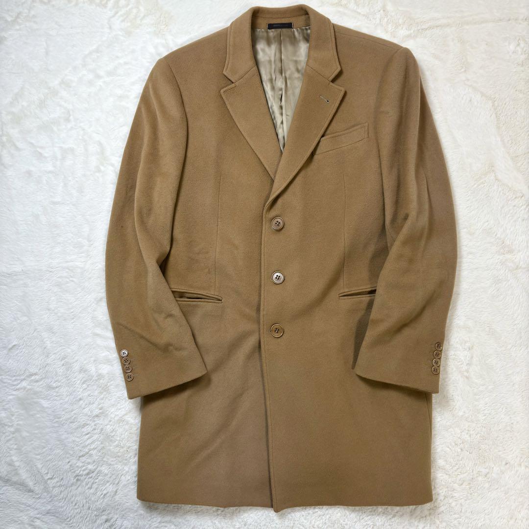 高級　ARMANI COLLEZIONI カシミヤ混　撥水加工　チェスターコート