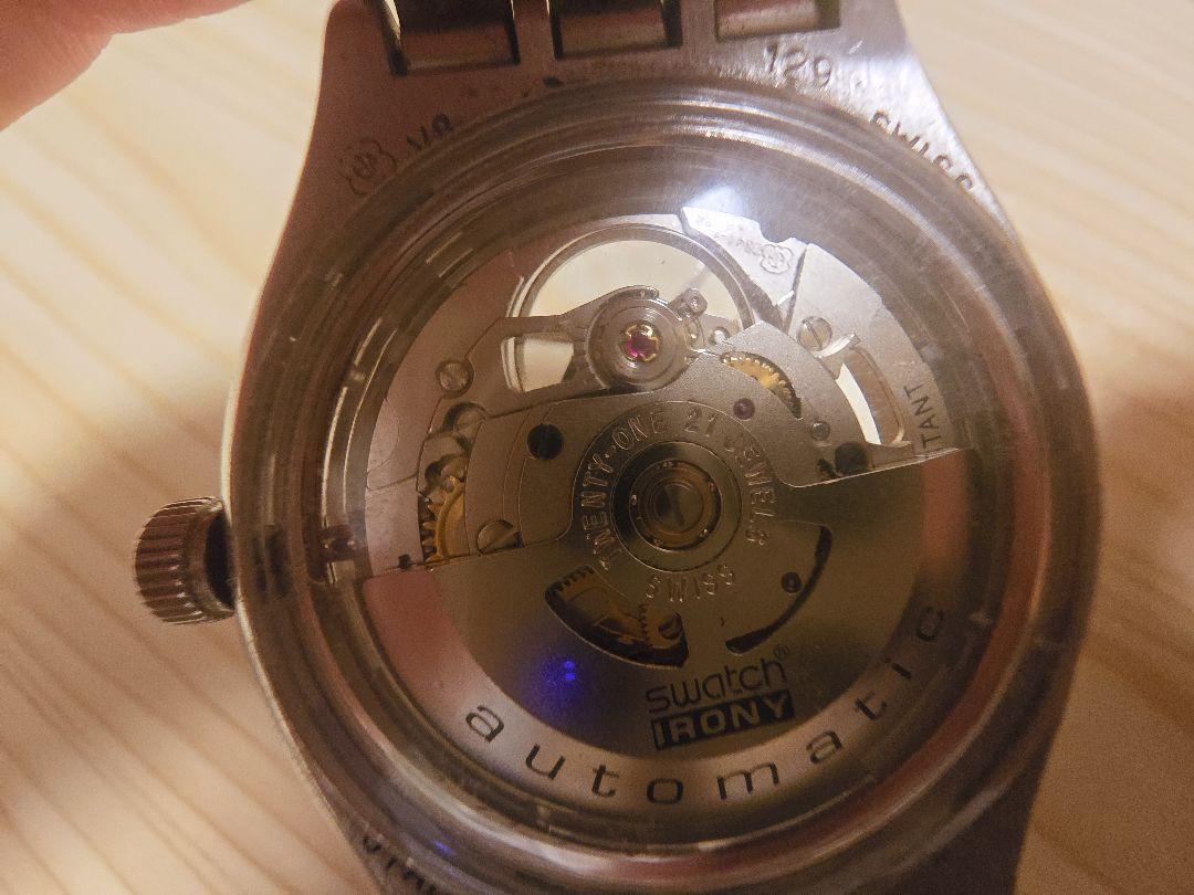 Swatch 自動巻き時計 スケルトン