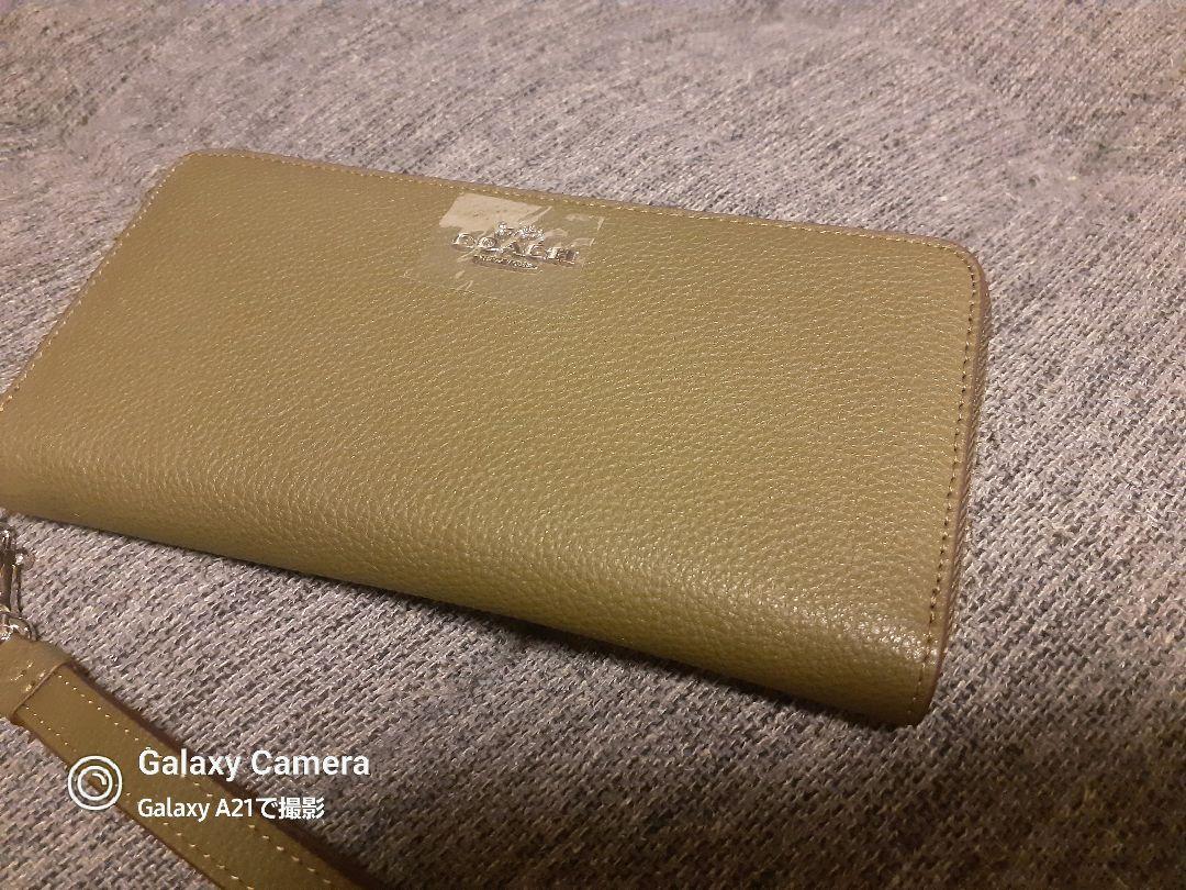 コーチ COACH 財布 長財布 C4451 ストラップ付 ラウンドジップ