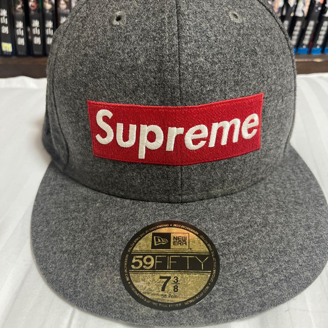 Supreme 59FIFTY キャップ グレーSUPREME