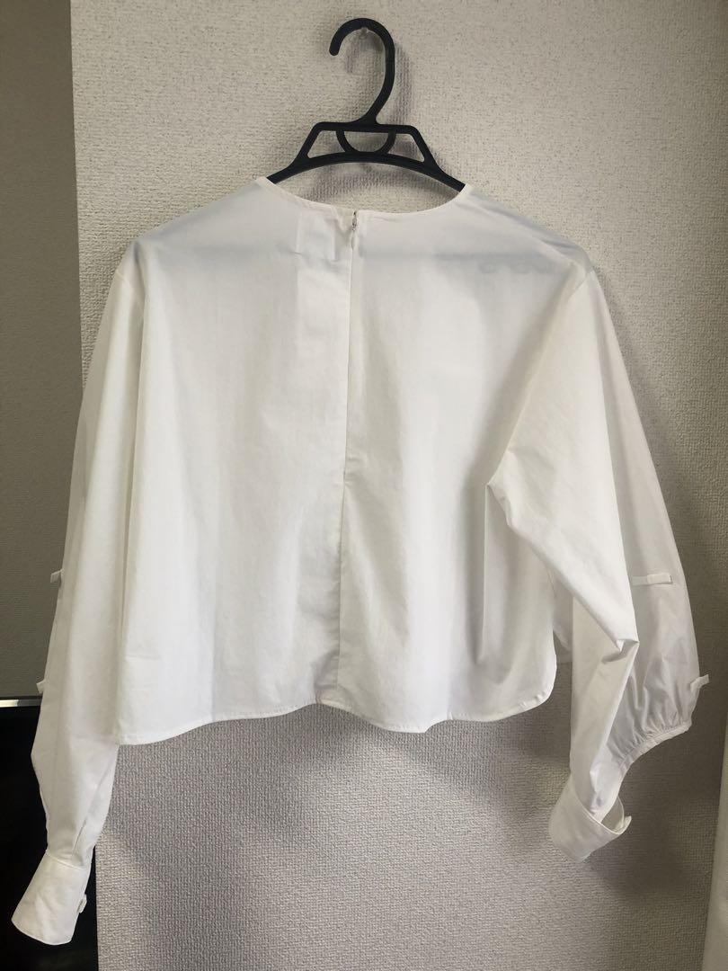 最愛 ブラウス meer. ribbon メルカリ - blouse sleeve トップス