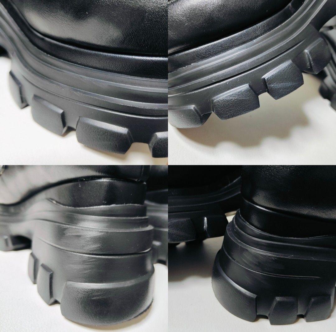 【美品】EMODA タンクソールバルキーローファー　厚底　黒　ブラック　Sサイズ