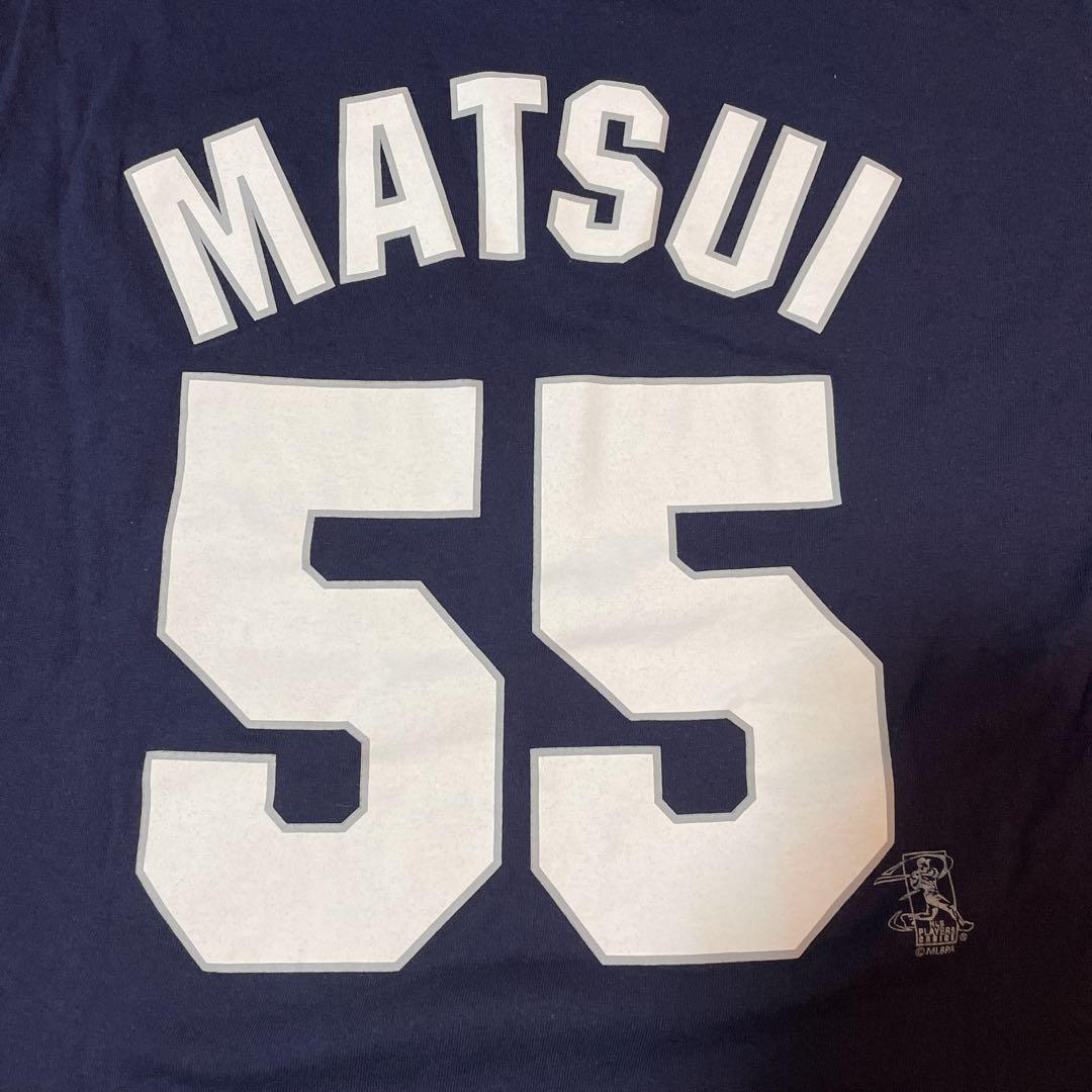 ✅️ デット majestic ヤンキース #55 松井秀喜 Tシャツ MLB