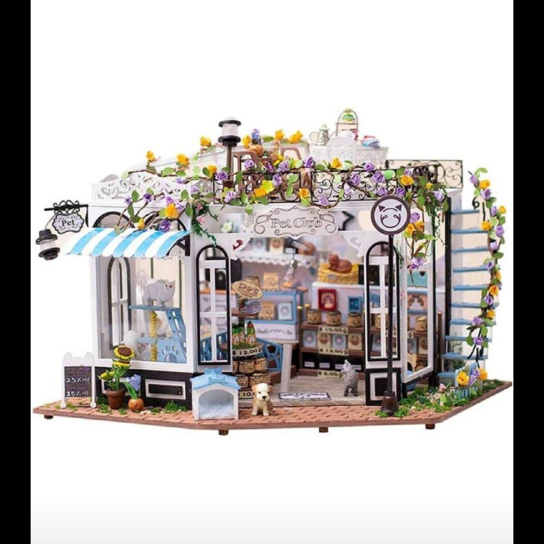全てのアイテム ドールハウス完成品オーダー。ペットショップお花沢山