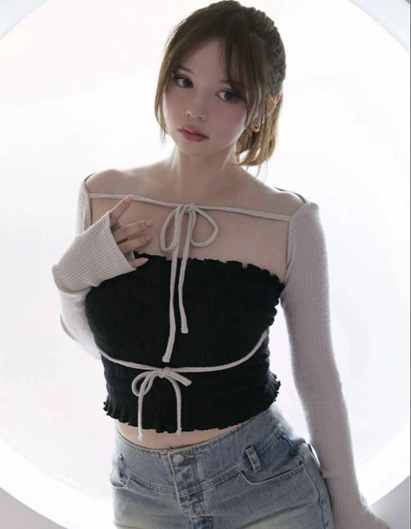 Andmary Mei shirring tops