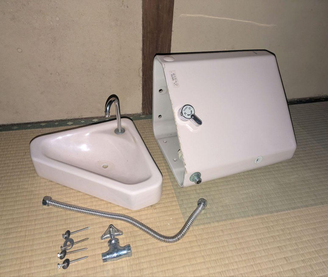 【引取もOK】TOTO トイレ・タンク、ロータンク接続フレキホース、止水栓セット