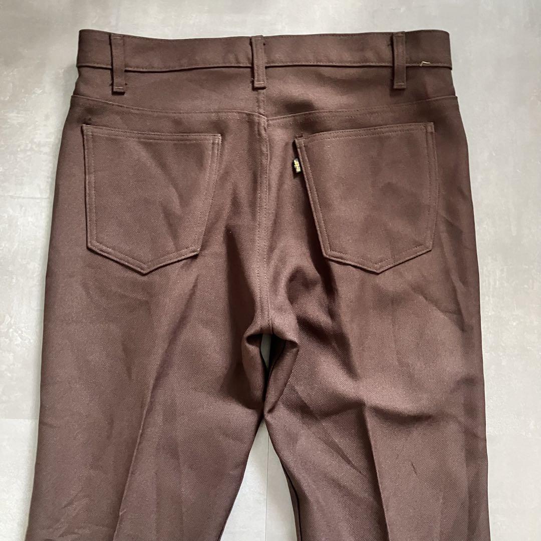80s vintage levi's リーバイス　スタプレ　茶色　USA製