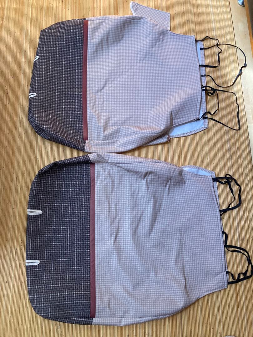 ダイハツミラココア用チェック柄ボディカバーセットDAIHATSU