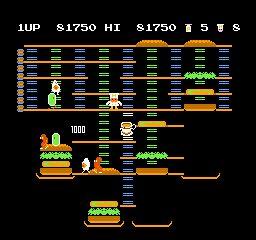 バーガータイム ファミコンカセット