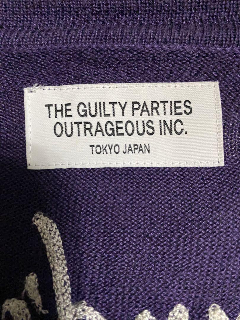 THE GUILTY PARTIES カーディガン パープル　M ワコマリア
