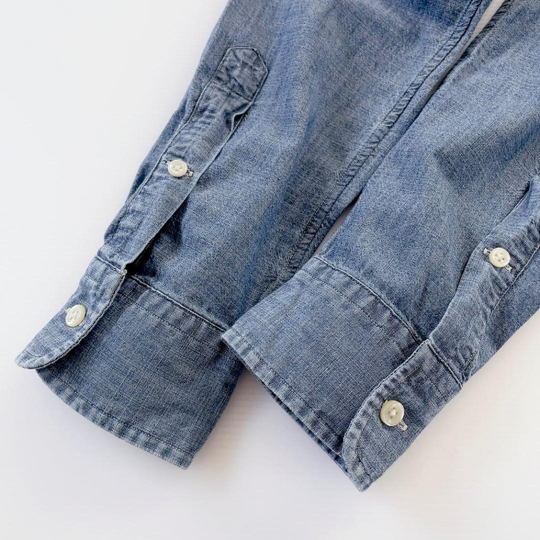 ラルフローレン 8 L XL シャツ 長袖 デニム ポニー 刺繍