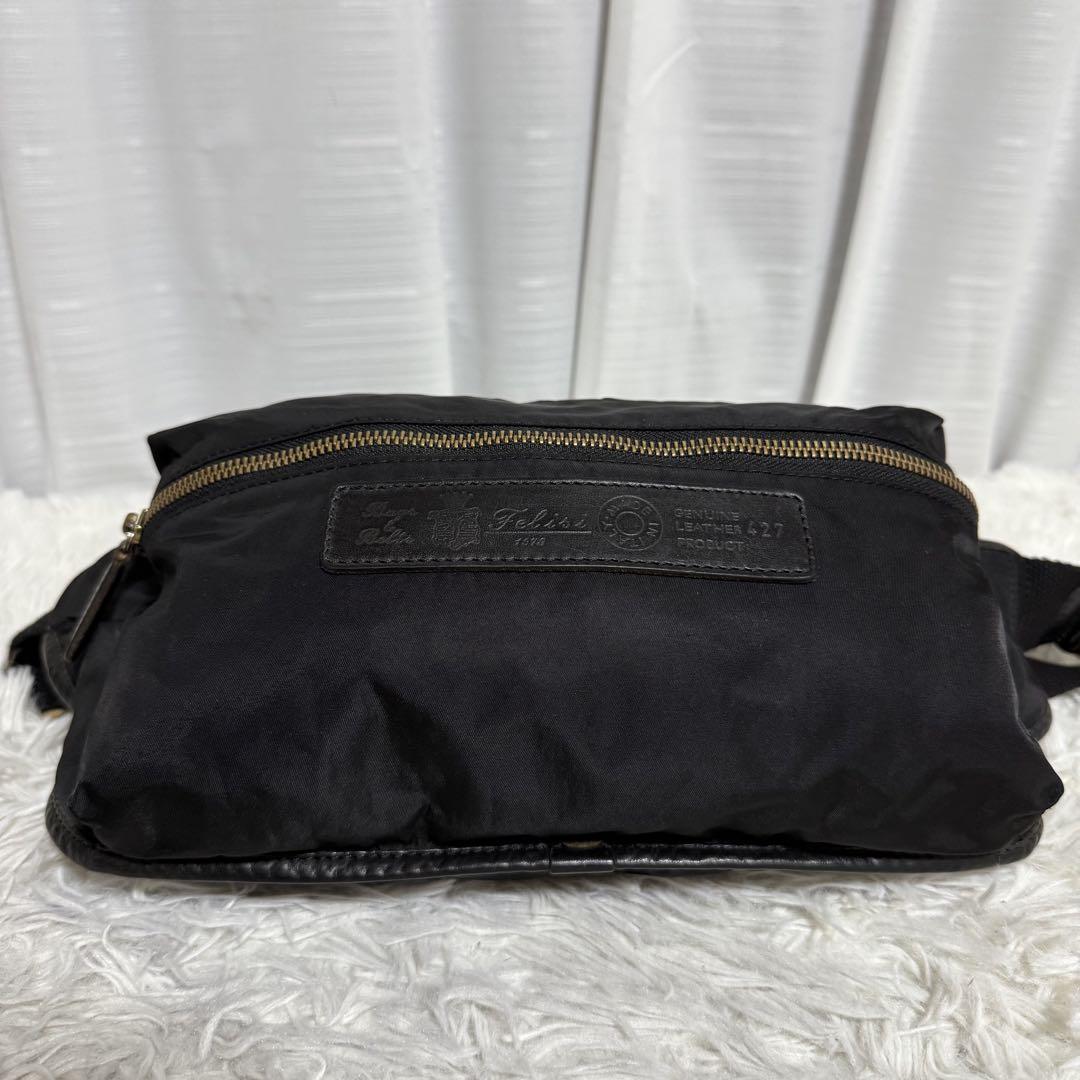 ⭐️美品⭐️ Felisi フェリージ　ボディバッグ　427 ナイロン　黒