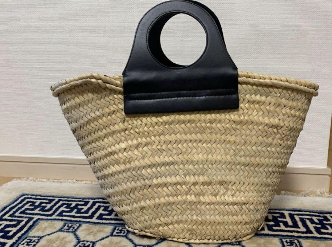 【20日まで限定出品】美品 HEREU CABAS カゴバッグ ブラック