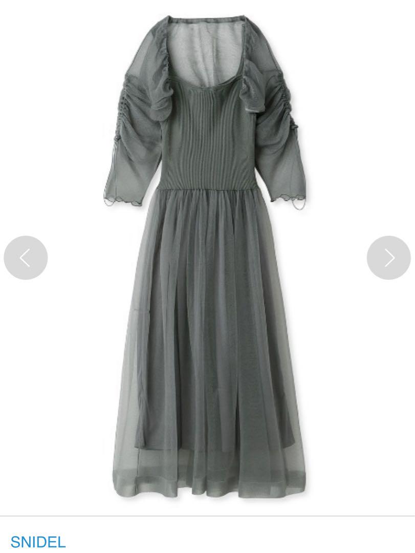 SNIDEL シャーリングボレロワンピース　size0