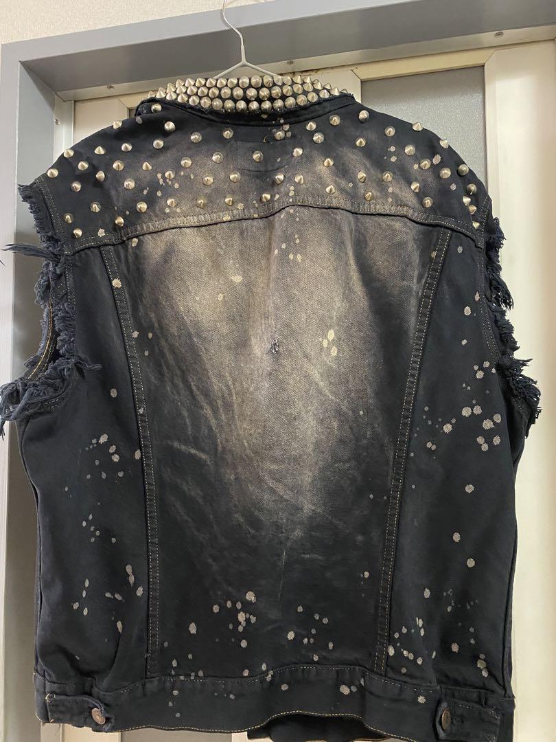 punk ベスト 古着 画像2