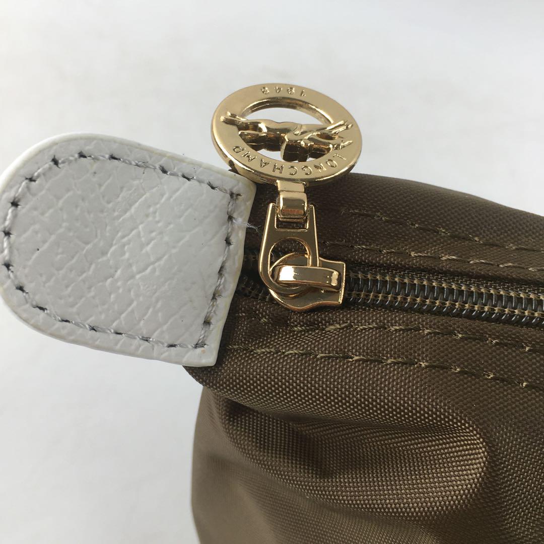 LONGCHAMP ハンドバッグ エッフェル塔刺繍 S