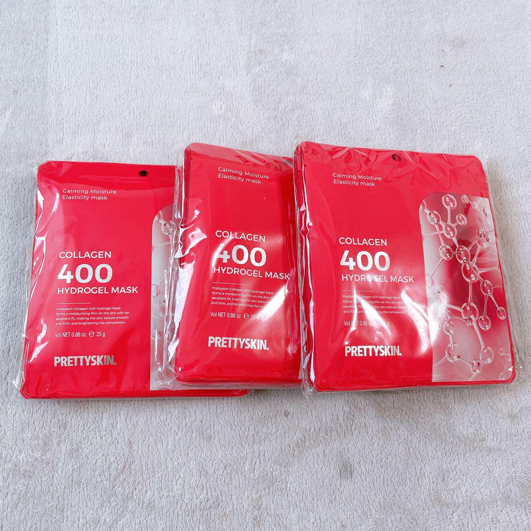 【30枚】PRETTYSKIN コラーゲン400 ハイドロゲルマスク