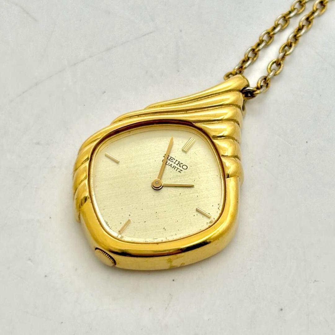 【新品電池】SEIKO セイコー 懐中時計 ペンダントウォッチ ゴールド 5,561円