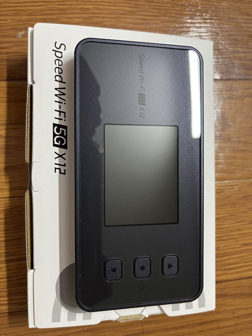 【超美品】Speed Wi-Fi 5G X12 WiMAX ブラック
