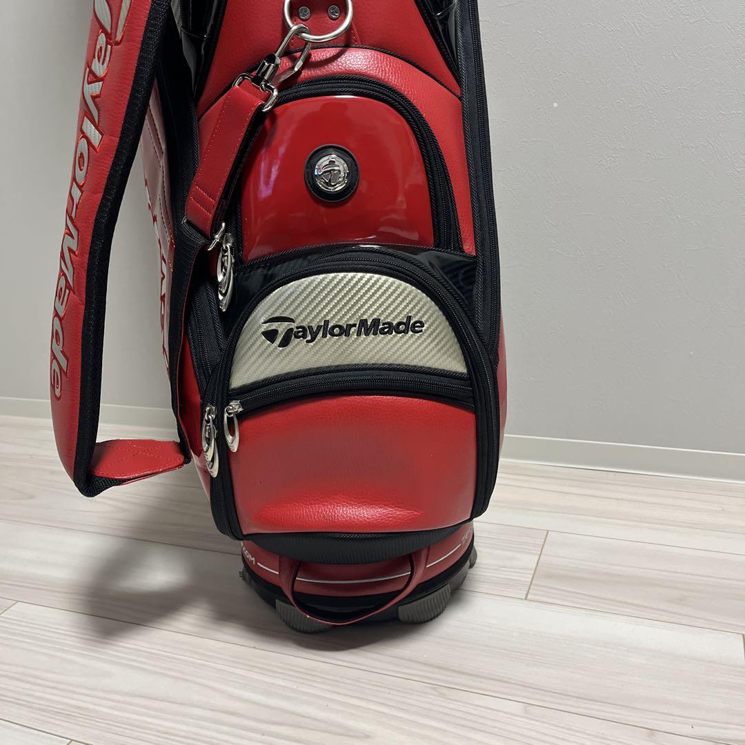 TaylorMade キャディバッグ 赤黒