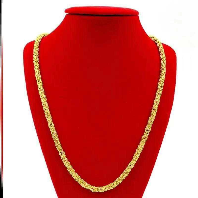 新品 24K金スネークボーンメンズファインネックレス黄金99988535 ...