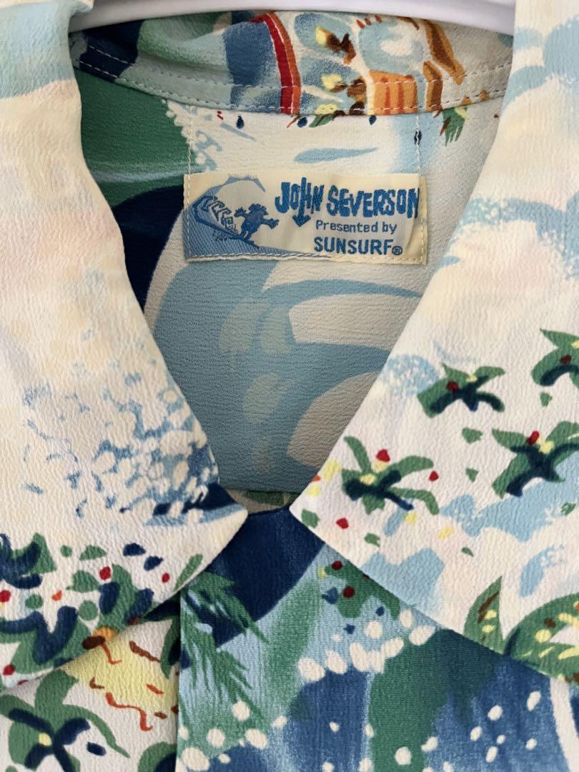 SUNSURF サンサーフ JOHN SEVERSON アロハシャツ S - メルカリ
